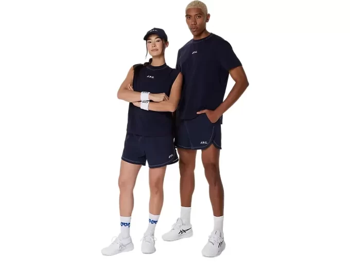 A.P.C. x TOP BEZ RĘKAWÓW Z OKRĄGŁYM KOŁNIERZEM