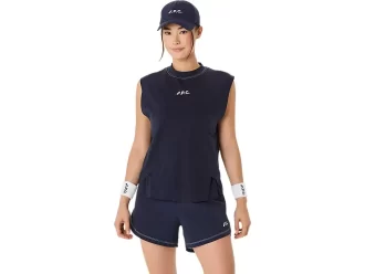 A.P.C. x TOP BEZ RĘKAWÓW Z OKRĄGŁYM KOŁNIERZEM