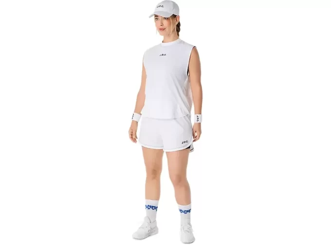 A.P.C. x TOP BEZ RĘKAWÓW Z OKRĄGŁYM KOŁNIERZEM