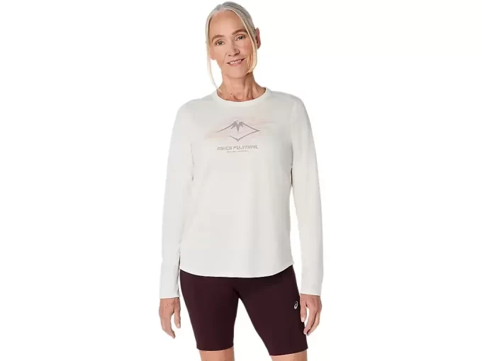 Bluzka z długim rękawem i logo FUJITRAIL