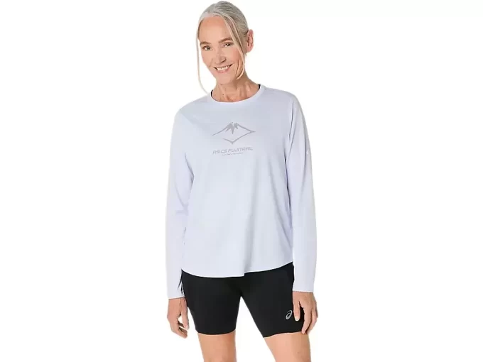 Bluzka z długim rękawem i logo FUJITRAIL