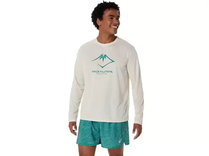 Bluzka z długim rękawem i logo FUJITRAIL
