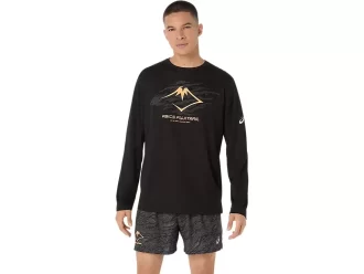 Bluzka z długim rękawem i logo FUJITRAIL