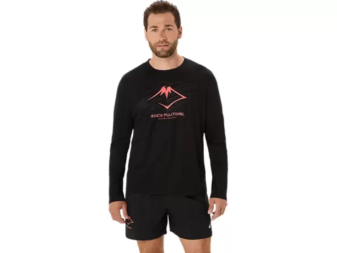 Bluzka z długim rękawem i logo FUJITRAIL Bluzka z długim rękawem i logo FUJITRAIL