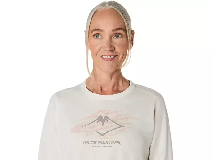 Bluzka z długim rękawem i logo FUJITRAIL