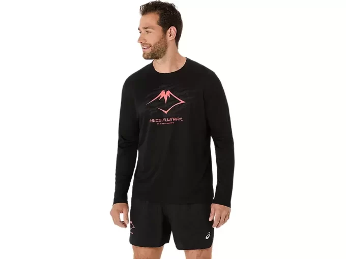 Bluzka z długim rękawem i logo FUJITRAIL Bluzka z długim rękawem i logo FUJITRAIL