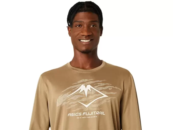 Bluzka z długim rękawem i logo FUJITRAIL