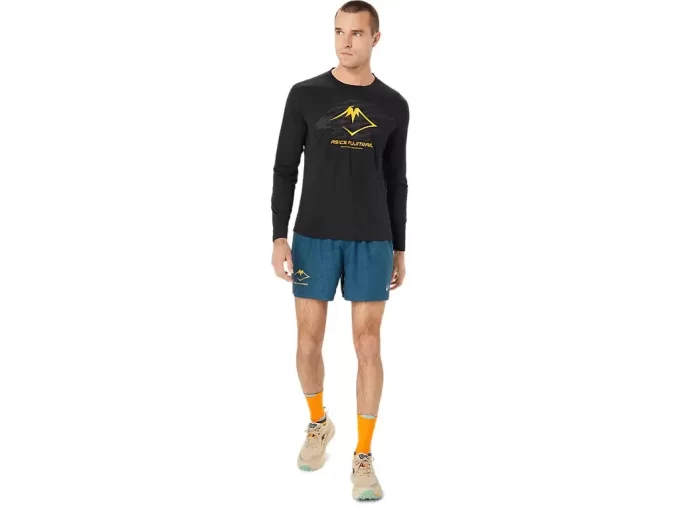 Bluzka z długim rękawem i logo FUJITRAIL