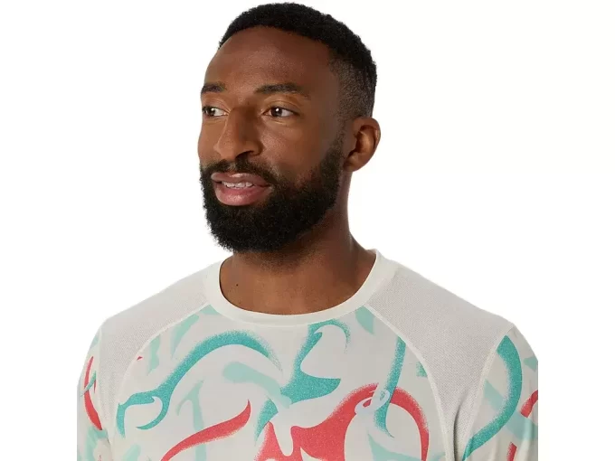 BLUZKA Z KRÓTKIM RĘKAWEM Z NADRUKIEM ROAD ALL OVER