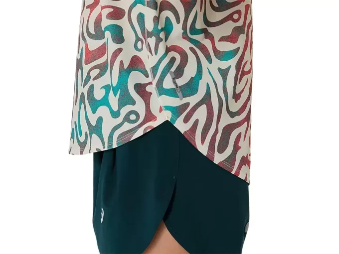 BLUZKA Z KRÓTKIM RĘKAWEM Z NADRUKIEM ROAD ALL OVER BLUZKA Z KRÓTKIM RĘKAWEM Z NADRUKIEM ROAD ALL OVER