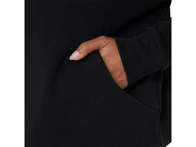 Bluzka z wysokim kołnierzem z dzianiny frotte Bluzka z wysokim kołnierzem z dzianiny frotte