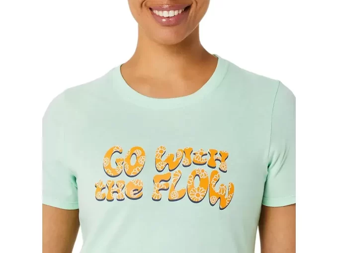 DAMSKA KOSZULKA Z KRÓTKIM RĘKAWEM ASICS BALANCED DAMSKA KOSZULKA Z KRÓTKIM RĘKAWEM ASICS BALANCED