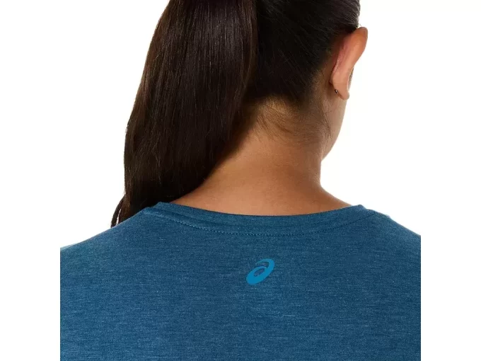 DAMSKI TOP Z DEKOLTEM W KOLORZE MELANŻOWYM