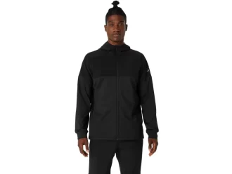 DZIANINOWA BLUZA Z KAPTUREM I ZAPINANYM NA ZAMEK