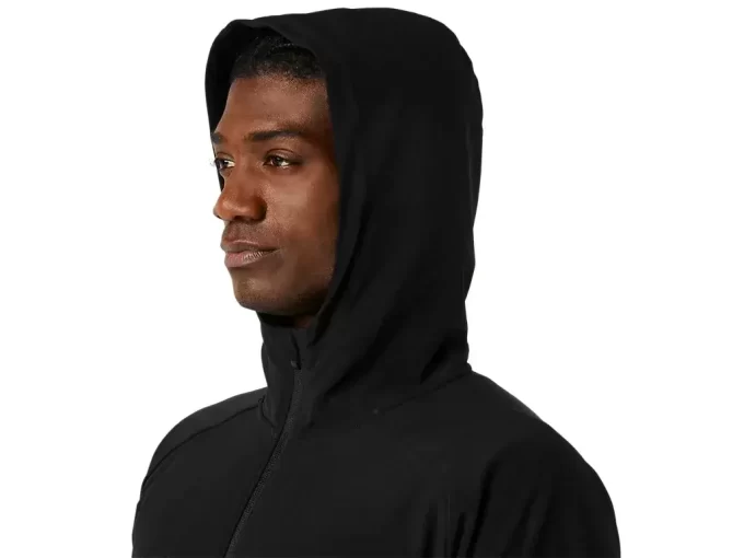 DZIANINOWA BLUZA Z KAPTUREM I ZAPINANYM NA ZAMEK