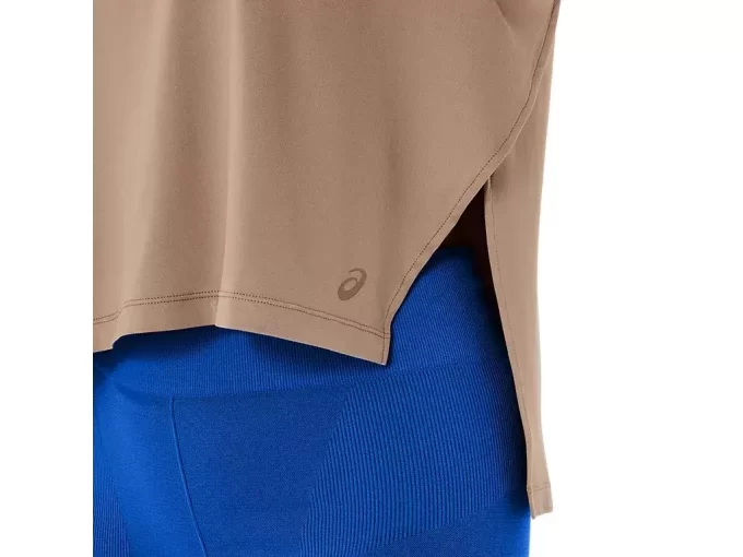 ELASTYCZNA BLUZA Z KRÓTKIM RĘKAWEM