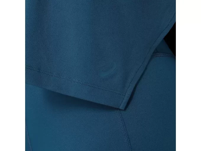 ELASTYCZNA BLUZA Z KRÓTKIM RĘKAWEM