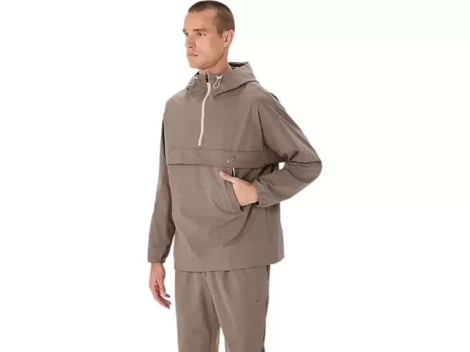 KURTKA Z PODWÓJNEGO SPLOTU, LUŹNA, ZAKŁADANA PRZEZ RĘKAW KURTKA Z PODWÓJNEGO SPLOTU, LUŹNA, ZAKŁADANA PRZEZ RĘKAW