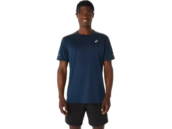 LITE-SHOW SIATECZKOWA BLUZKA Z KRÓTKIM RĘKAWEM