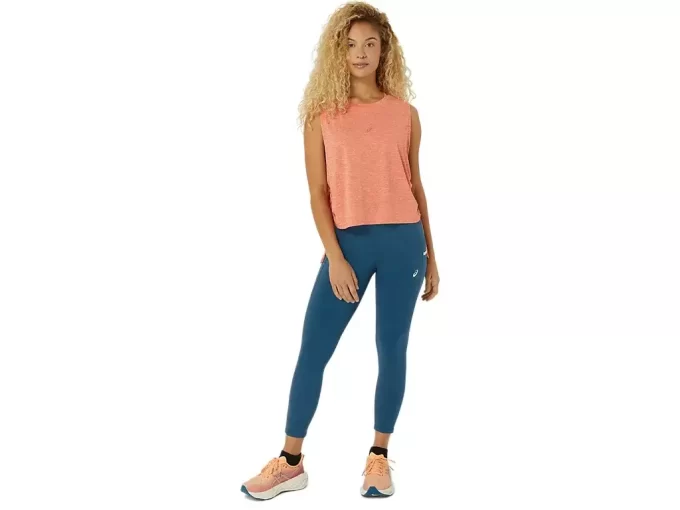 NAGINO FLEX HEATHER BEZRĘKAWOWY TOP