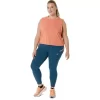 NAGINO FLEX HEATHER BEZRĘKAWOWY TOP