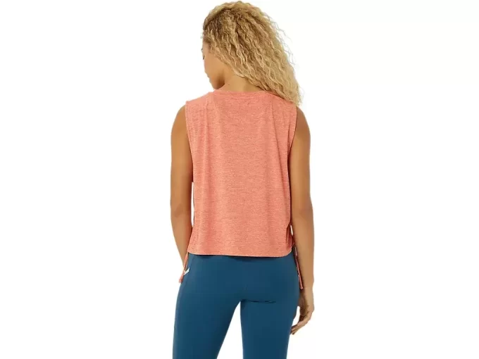 NAGINO FLEX HEATHER BEZRĘKAWOWY TOP