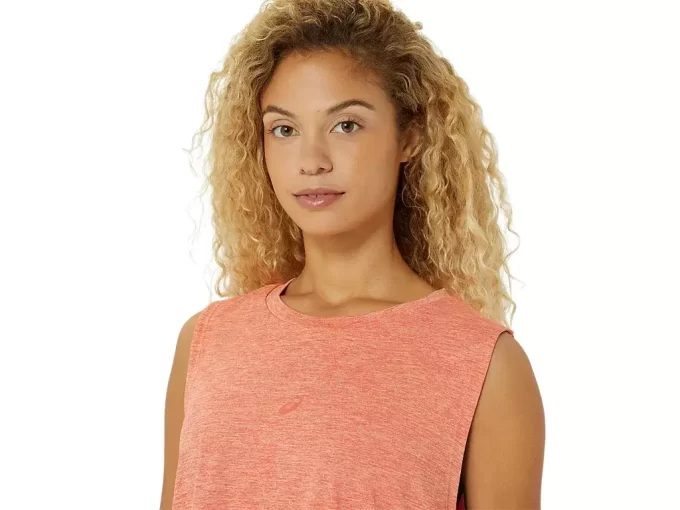 NAGINO FLEX HEATHER BEZRĘKAWOWY TOP