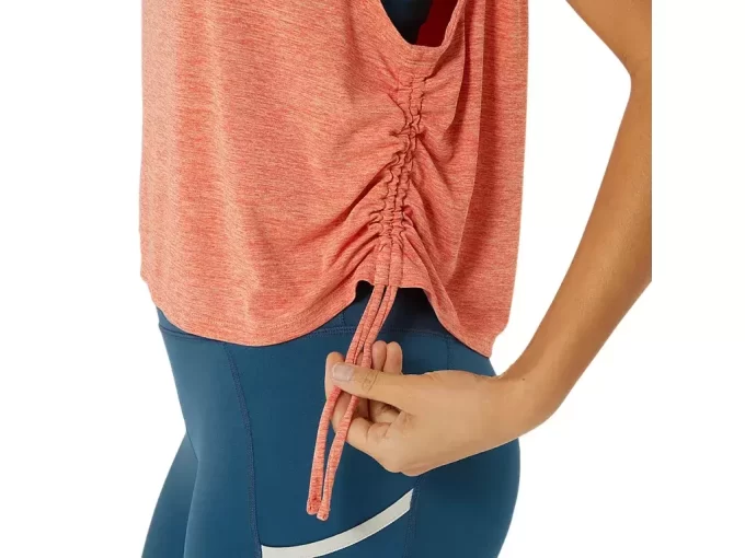 NAGINO FLEX HEATHER BEZRĘKAWOWY TOP