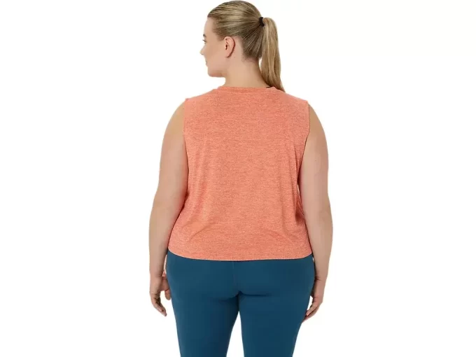 NAGINO FLEX HEATHER BEZRĘKAWOWY TOP