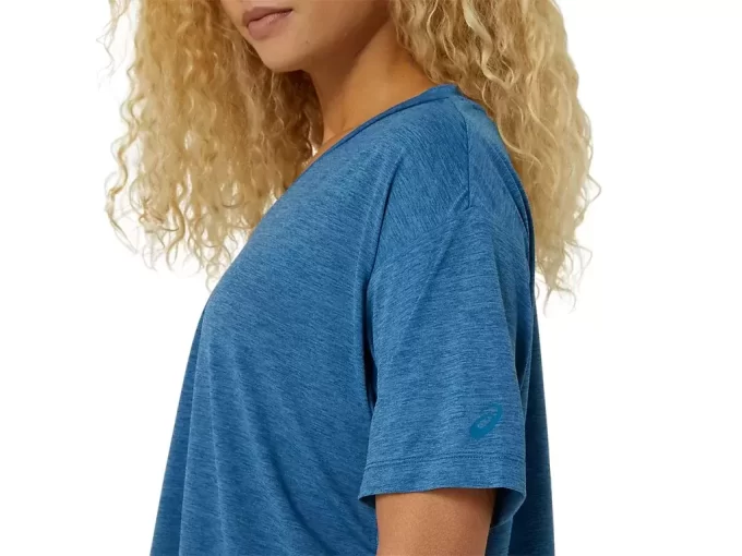 NAGINO FLEX HEATHER TOP Z KRÓTKIM RĘKAWEM