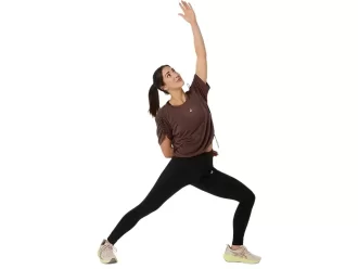 NAGINO RUN REGULOWANY TOP Z KRÓTKIM RĘKAWEM