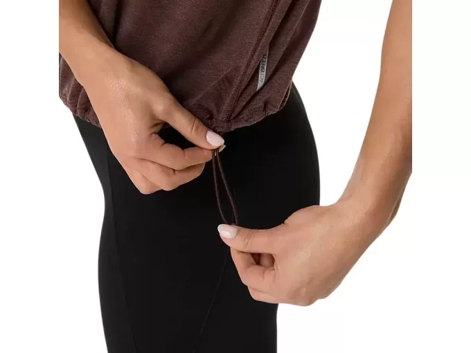 NAGINO RUN REGULOWANY TOP Z KRÓTKIM RĘKAWEM