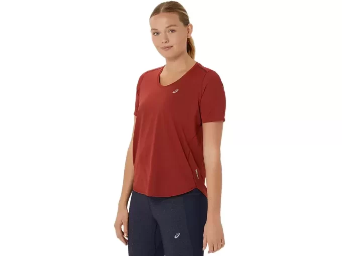 TOP ROAD Z DEKOLTEM W SEREK I KRÓTKIM RĘKAWEM TOP ROAD Z DEKOLTEM W SEREK I KRÓTKIM RĘKAWEM