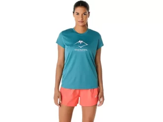 TOP Z KRÓTKIM RĘKAWEM Z LOGO FUJITRAIL