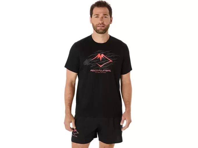 TOP Z KRÓTKIM RĘKAWEM Z LOGO FUJITRAIL TOP Z KRÓTKIM RĘKAWEM Z LOGO FUJITRAIL