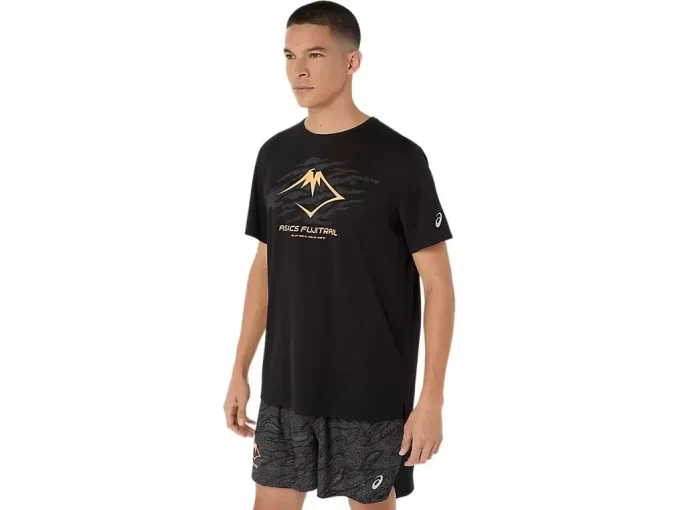 TOP Z KRÓTKIM RĘKAWEM Z LOGO FUJITRAIL TOP Z KRÓTKIM RĘKAWEM Z LOGO FUJITRAIL