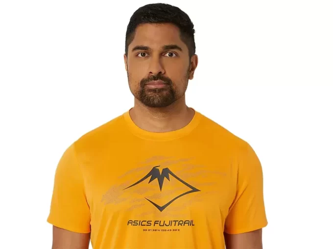 TOP Z KRÓTKIM RĘKAWEM Z LOGO FUJITRAIL