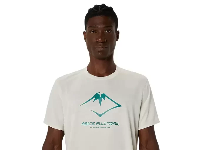 TOP Z KRÓTKIM RĘKAWEM Z LOGO FUJITRAIL