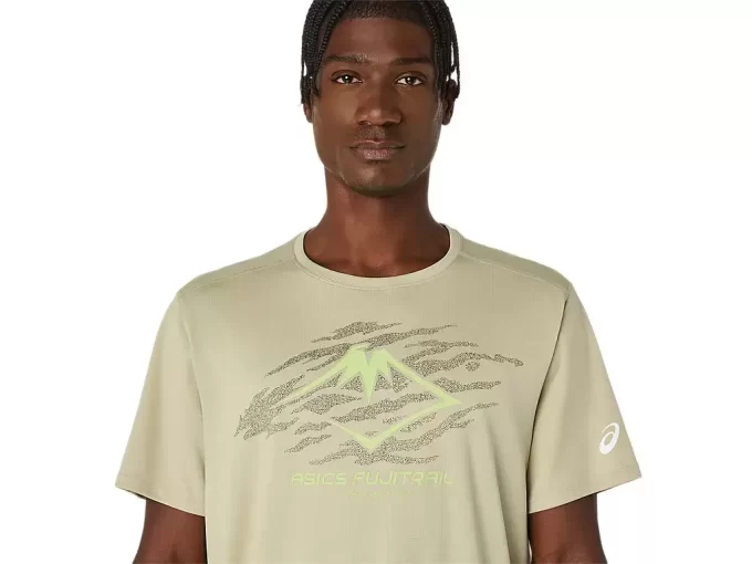 TOP Z KRÓTKIM RĘKAWEM Z LOGO FUJITRAIL