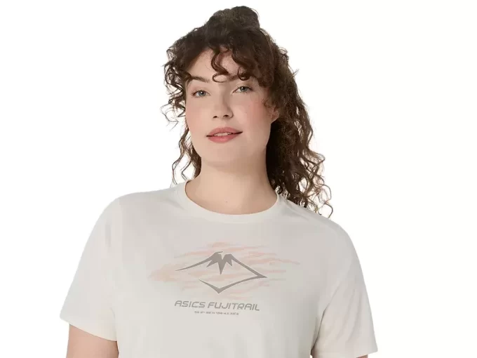 TOP Z KRÓTKIM RĘKAWEM Z LOGO FUJITRAIL