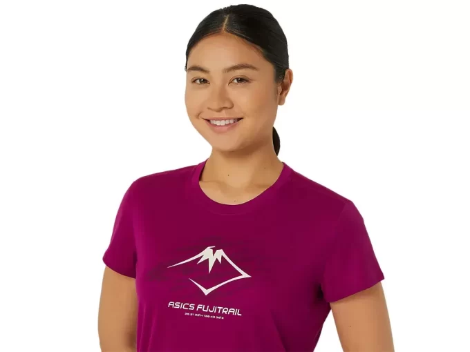 TOP Z KRÓTKIM RĘKAWEM Z LOGO FUJITRAIL